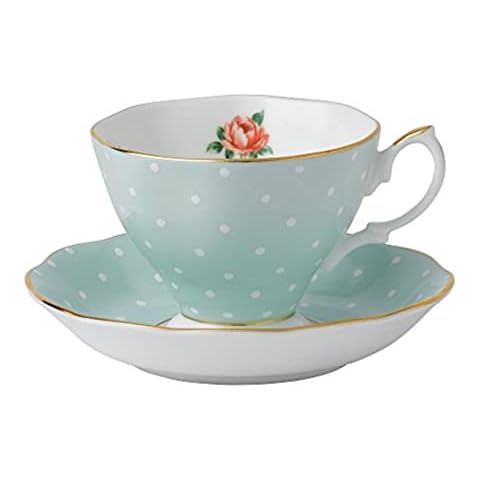 Royal Albert Polka Rose Teacup & Saucer Set Cover