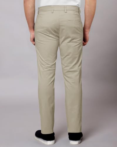 Image of Noble Monk Men's Formal Trousers | Regular Fit Stylish Pants for Men | Comfortable Solid Trousers | Classic Formal Wear for Men | Smart and Versatile Everyday Wear