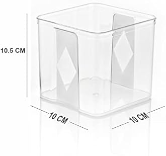 GOLWYN Plastic Kitchen Containers Set, Air Tight Container For Kitchen Storage Set, Kitchen Accessories Items, Kitchen Organizer Items And Storage Containers (Transparent, 700 ML Set Of 8)