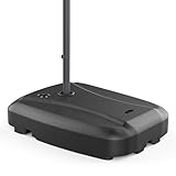 ITACHENG スタンド パラソルベース スタンド パラソルスタンド 水充填 砂充填 アウトドア用パラソル パラソルテント ビーチ ガーデン パティオヤード 強いサポート 水加え 立たれる 砂加え (ブラック（80 kg）)