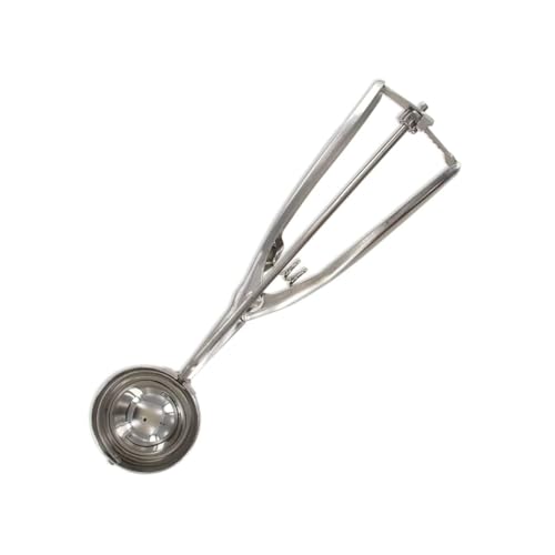 Fackelmann Porzionatrice per gelato, cucchiaio da ghiaccio, 22,5 x 5 cm, Acciaio inossidabile, Argento, 1 unità