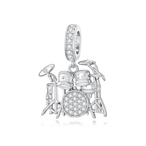 Collar música y pulseras colgantes de plata de ley 925 PROESS para madre e hija