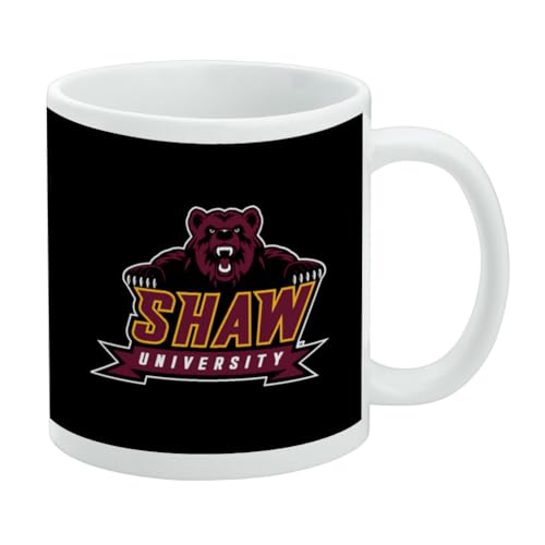 Shaw University Primary Logo Ceramic Coffee Mug Gift Mugs for, 11oz, White