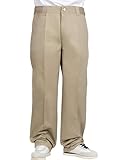 FB County Kackies Outdoor Work Pants for Men, Beige, 36 - Unisex Regular Fit, Cotton-Poly, 8.5 oz Twill Pants