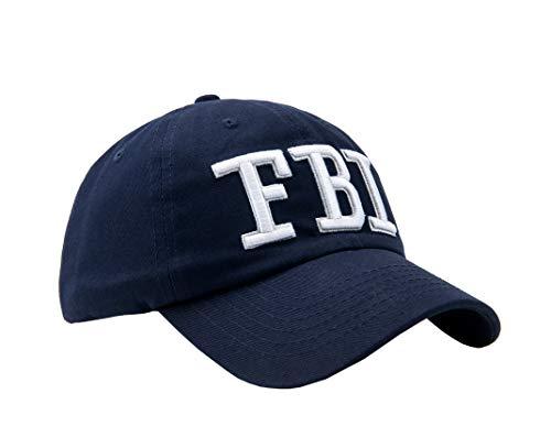 GEANBAYE 100% Cotton FBI Hats and Police Agent Hats for Men and Women