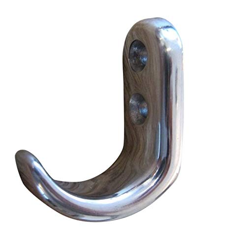 Coat Hook - Polished Marine-Grade Stainless Steel - Pack of 4