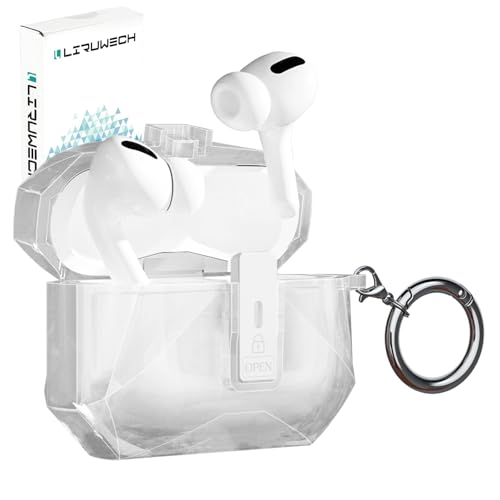 LIRUWECH For AirPods Pro 3 P[X(2025) NA GA[|bY v 3P[X CbN݌v TPU 4.5mm SʕیJo[ h~ ϏՌ ho [d\ h Jrit 