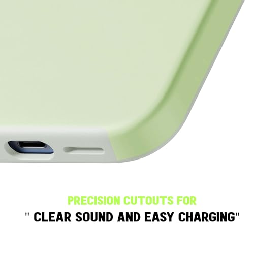 Image of Kratos Soft Silicone Case Cover Compatible with iPhone 14 - Everyday Comfort Protection, Wireless Magnetic Charging Case with Raised Edge Camera & Screen Protection, Shock-Resistant Design