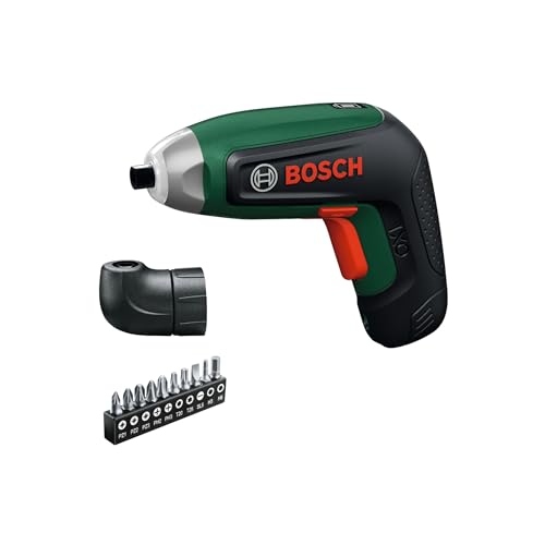 Bosch IXO8 atornillador a batería (incl. adaptador angular, set de 10 puntas y batería, en caja de cartón)
