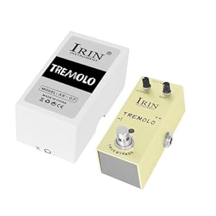 【Portable and Compact】The IRIN Portable Full Overdrive Distoration Delay Compressor Vintage Effect Pedal features a small and lightweight all-metal shell with a frosted texture. It is designed to be rust-proof and color-resistant, long-lasting durabi...