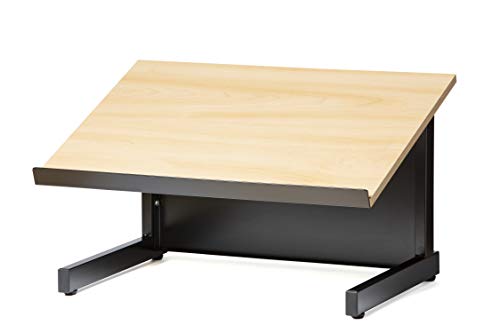 Audio Visual Direct Tabletop Lectern, Black/Beech