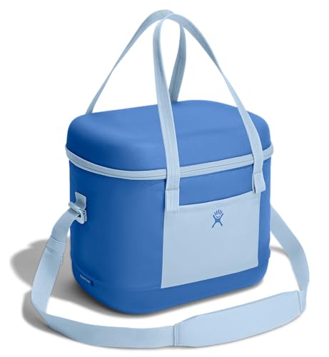 Image of Hydro Flask Cooler Bag - Insulated Portable Soft Cooler - 20 L Capacity in Cascade and Surf Blue