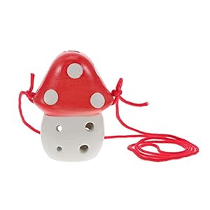 NUOBESTY 6 Hole Mushroom Ocarina, Mini Ocarina Instrument Alto C Tone Ocarina Toys Beginner Ocarina Wind Musical…