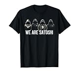 Cool Bitcoin Crypto Cryptocurrency Blockchain We Are Satoshi Trending BTC Crypto Investor Graphic Modern Black Unisex-Adults T-Shirt