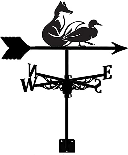 RKYRRKI Wetterfahne aus Kupfer, Wetterfahnen für den Garten, für die Kuppel, Windrichtungsanzeiger für den Außenbereich, Gartenhof, Windfahne, Wetterhahn, einfach zu montieren RKYRRKI Wetterfahne aus Kupfer, Wetterfahnen für den Garten, für die Kuppel, Windrichtungsanzeiger für den Außenbereich, Gartenhof, Windfahne, Wetterhahn, einfach zu montieren