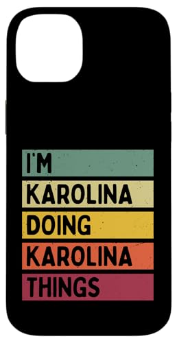 I'm Karolina Doing Karolina Things �ʔ����J�X�^���l�[�� �X�}�z�P�[�X iPhone 14 Plus �p