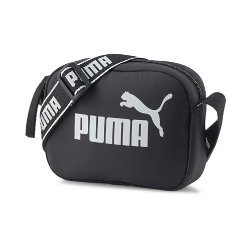 Puma Bolsa tiracolo feminina Sacoche 079468, bolsa transversal, bolsa transversal, primavera/verão, 23 cores, preta (01)
