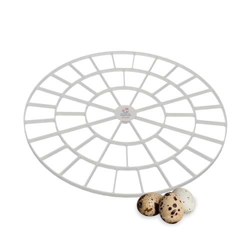 Incubator Warehouse Egg Trays for 48 Small (Quail/Bird) Eggs - Durable Egg Tray for Nurture Right 360 Egg Incubator - Hand Washable Eggs Keeper for Chicken Goose Turkey Emu (Various Sizes)