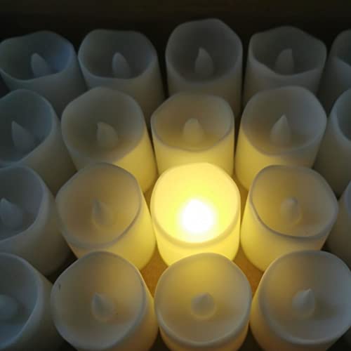 image for HIILU Flameless LED Tea Light Candles LED Votive Candles Battery-Opera