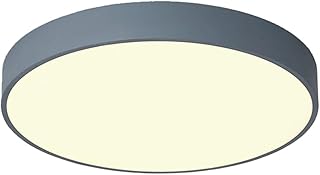 Color Macaroons Lámpara de techo LED ultrafina de 1,9 pulgadas, lámpara de techo plana, lámpara de techo de color de lujo, lámpara de techo LED en color nórdico en rojo para cocina, dormitorio, sala