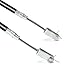 10L0L Brake Cable Set Passenger and Driver Side Fits EZGO (94+) TXT or Medalist Golf Cart Replaces 70969-G03