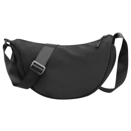 KEYRI 1 PCS Media Luna Bolso Bandolera Nylon Bolso Bandolera para Cercanías, De Viaje, Deportes, Ejercicio & Uso Diario Versátil Bolsos Cruzados para Mujer y Niñas