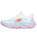 Skechers Women's Aero Burst Hands Free Slip-Ins Running Shoe, White/Multi, 11