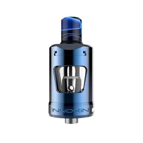 INNOKIN ZLIDE Tank [Blue] - Perfecet for MTL Vaping Convenient Refilling Child Proof Safety Precision Airflow 22mm Version All Z Coils Compatible E Cigarettes Tops No Nicotine