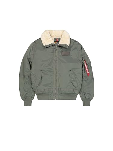 Alpha Industries Alpha Indutries B15-3 TT Blouson Bomber pour Homme, Vintage Green