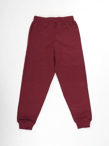 Image of KiddoPanti Boys Solid Fleece Track Pants | Cotton Poly Fleece Fabric | Ankle Length Bottom Rib | 2 Front Patch Pocket | Elastic Waist & Drawcord | Jogger Track Pants for Boys