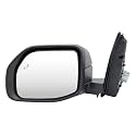 Auto-Außenspiegel Für Ford Für Bronco Für Sport 5 Pins Rückspiegel Montage Strukturierte Schwarz Manuell Klapp Blind Spot Licht Seitenspiegel komplett(1pc Left)