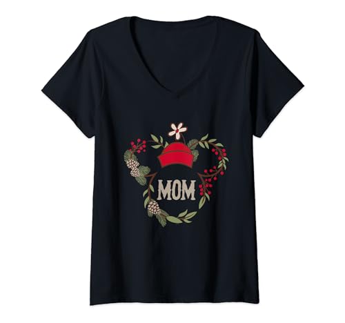 T-shirt Minnie Mouse Disney femme col en V pour vacances en famille