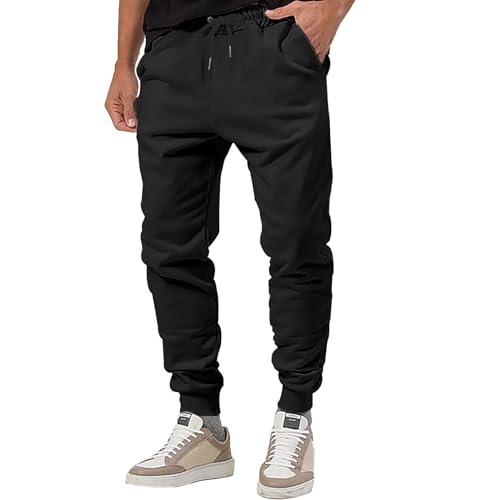 Pantalones cargo resistentes para hombre, informales, para negocios, escuela, oficina, ajuste regular, pantalones de playa ligeros con bolsillos, ajuste holgado, cordón ajustable, pantalones de lino