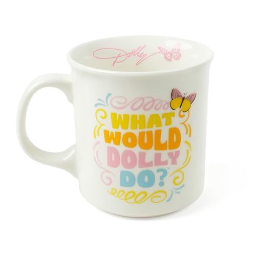 Taza de cerámica Dolly Parton 16 onzas miniatura 2