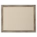 DesignOvation Beatrice Framed Linen Fabric Pinboard, 23x29, Rustic Brown