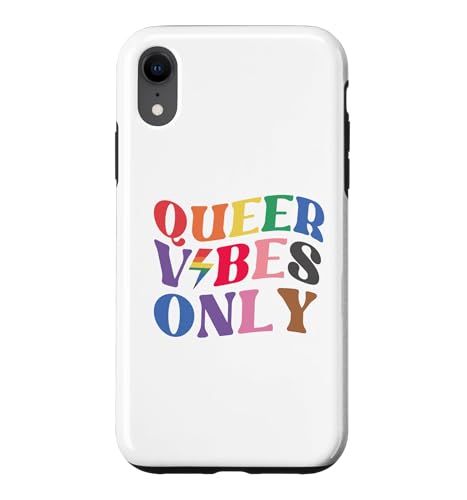 Queer Vibes Only Gay Pride Month LGBTQ Rainbow Pride Lesbian �X�}�z�P�[�X iPhone XR �p