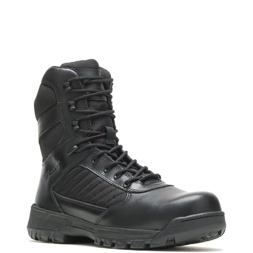 Image of Bates Men's Tactical Sport 2 Black Tall Side Zip Composite Toe EH Boots