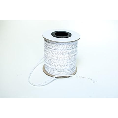 CANDLEWIC Natural Wicks for Candle Making - 100 Foot SPOOLS (Extra LG Natural - 100 ft (ECO-14)) Cover