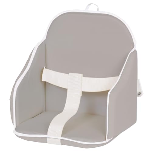 CANDIDE - Coussin De Chaise Haute Bébé PVC - Sangles De Sécurité - Fabriqué En France - Réversible - Facile à Entretenir - Imperméable - 34x31x26cm...