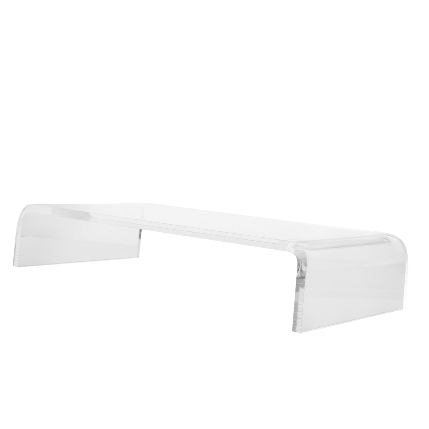 Supporto Rialzato per Tastiera in Acrilico Trasparente Copertura, Protezione Anti-ponte per Computer, Custodia Versatile per Ufficio e Casa, Base Salvaspazio Rimovibile