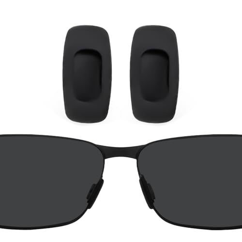 Replacement Nose Pads Nose Pieces for Maui Jim Swinging Bridges MJ787/ Keanu MJ271/ WANA MJ846/ Black Coral MJ249/ Castaway MJ6187/ Ola MJ794 Sunglasses-1 Pair Black Nose Guard