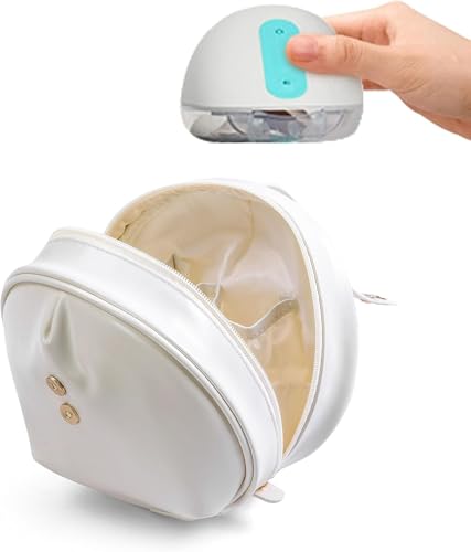 Image of Pumping Bag for Wearable Breast Pump, Mini Breastpump Bag Case for Wireless Pumps, Hands Free Breast Pump Storage Pouch Bag for Working Moms Outdoor (White)