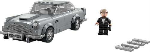 LEGO 76911 Speed Champions 007 Aston Martin DB5, Jouet, Voiture Modélisme, de Course, Mourir Peut Attendre, Collection James Bond, Enfants 8 Ans et Plus