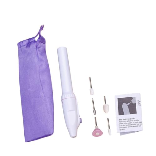 LALADEFIEE Pulidor de Uñas Eléctrico Portátil 1 Unidad Tamaño Mini Recortador de Uñas Batería Recargable para Manicura y Pedicura Uso Profesional Cuidado Personal