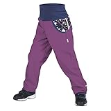 unuo Kinder Softshellhose mit Fleecefütterung Hose Wasserabweisend Winddicht Atmungsaktiv Warm Funktionshose Regenhose
