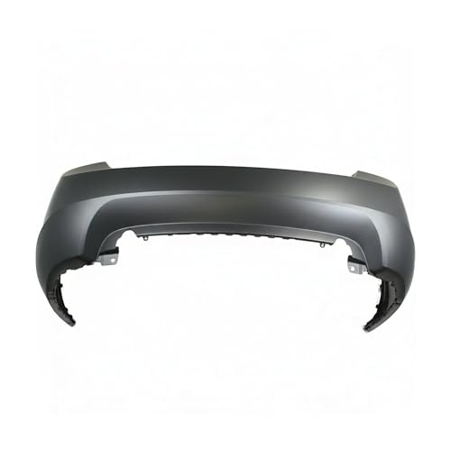 Image of FitParts Compatible with Ford Fusion 2006-2009 Rear Bumper Cover | Primed, Without Parking Sensor Holes, With Exhaust Opening, With Dual Exhaust, Sedan, OEM 8E5Z17K835HAPTM, FO1100593