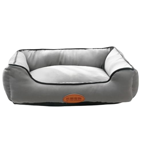Panier pour chien quatre saisons gris clair 58x43cm