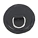 Airshi D Patch, Anti Rust D Round Pad for Raft (Black)