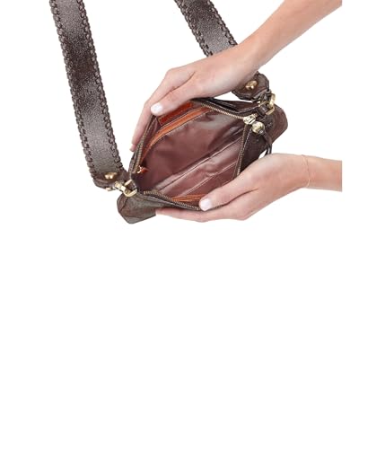 Image of HOBO Darcy Leather Convertible 3-in-1 Crossbody Bag with Removable & Adjustable Strap, Exterior Phone Slip Pocket