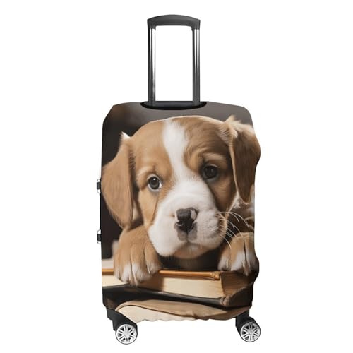 Carry on Luggage Cover Puppy Dog Suitcase Covers for Luggages Tsa Approved Travel Luggage Sleeve Protector Elastic Suitcase Protector Anti-Scratch Washable Fits 19-30 Inch Case -S4